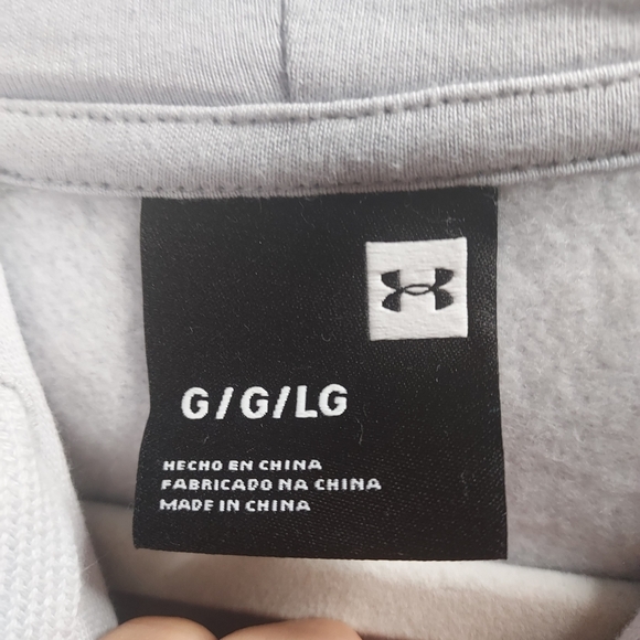Light gray Under Armour hoodie NWT - Picture 4 of 8